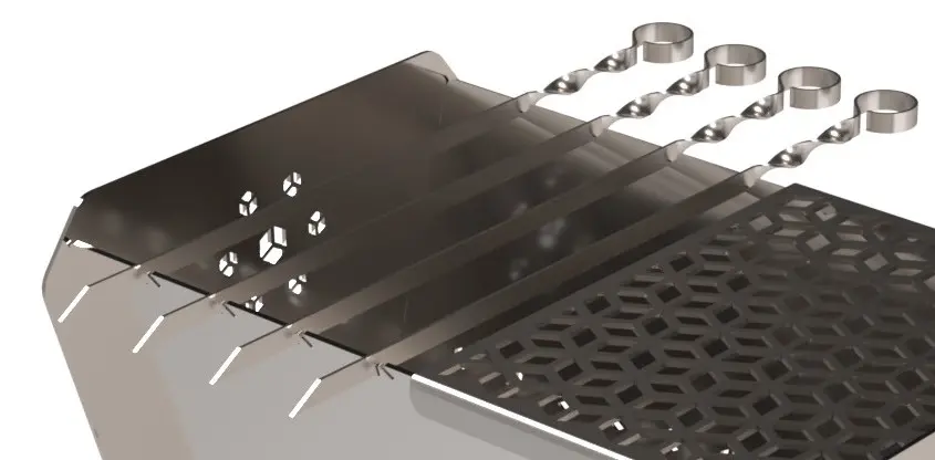 [2026 i-grill varras 4kpl] Grillaus vartaat 4kpl